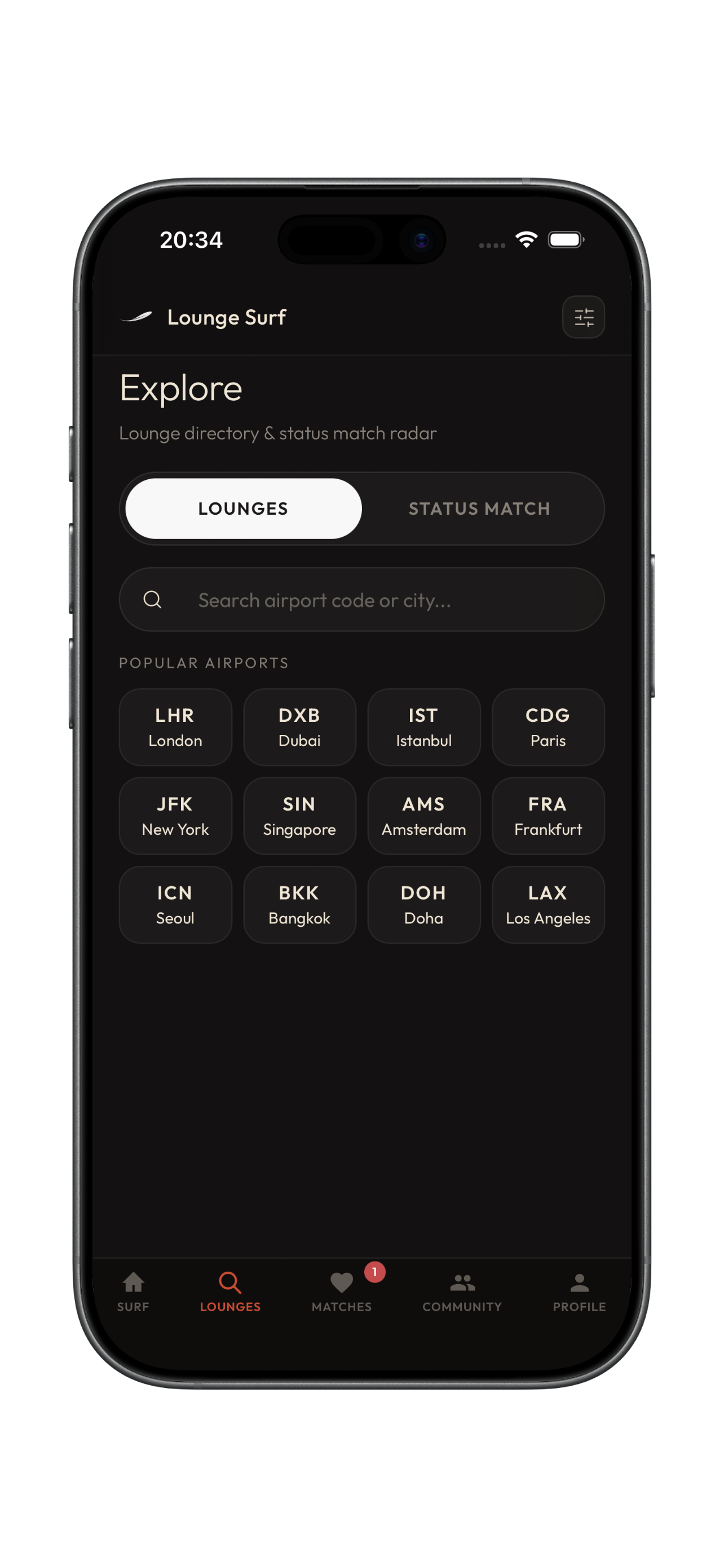 Lounge Surf — Explore lounges
